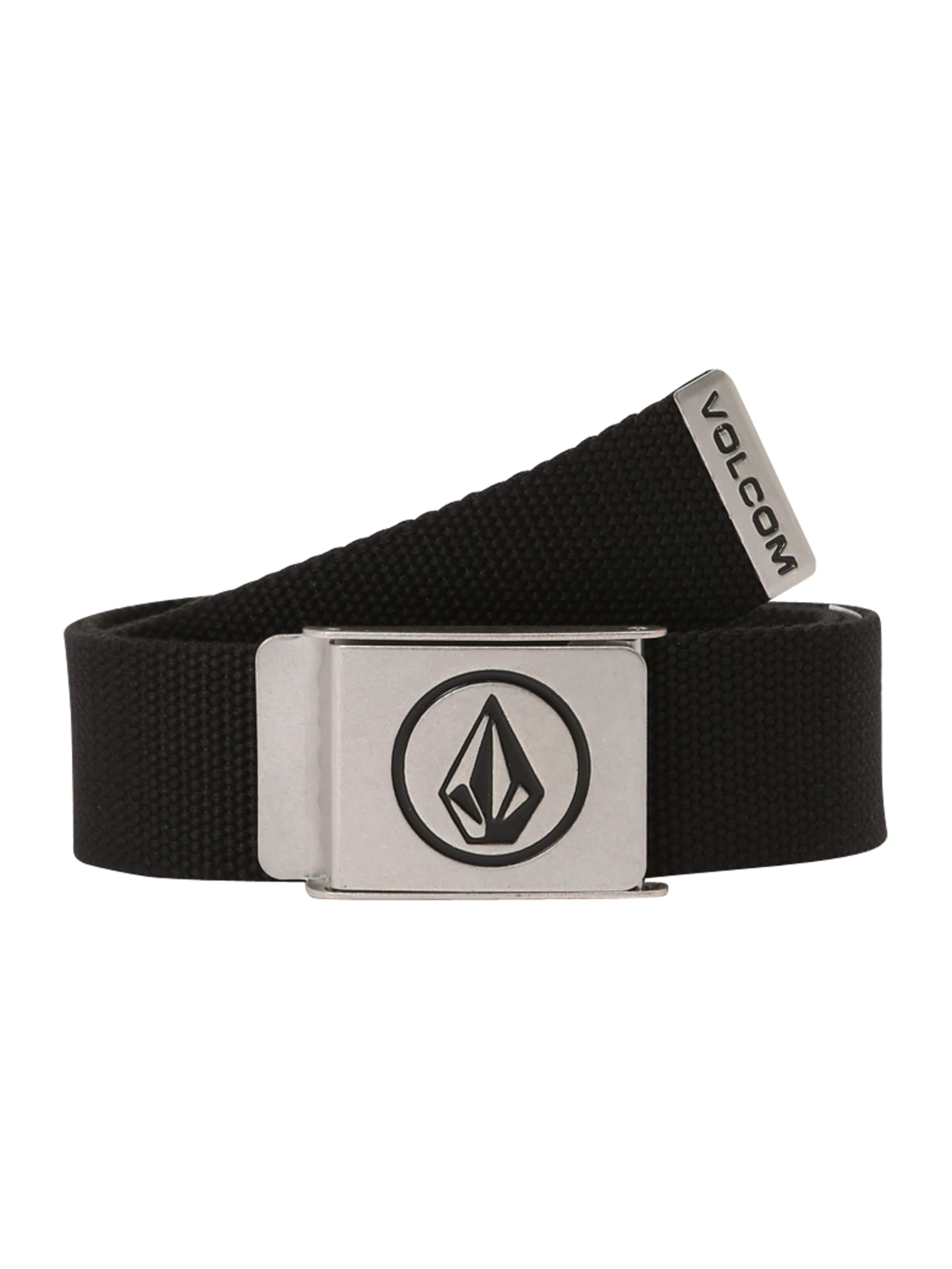 Volcom Gürtel 'Circle' in Schwarz: Vorderseite