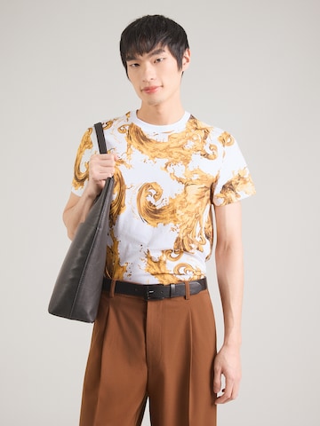 Versace Jeans Couture T-Shirt '80GAH6S0' in Weiß: Vorderseite