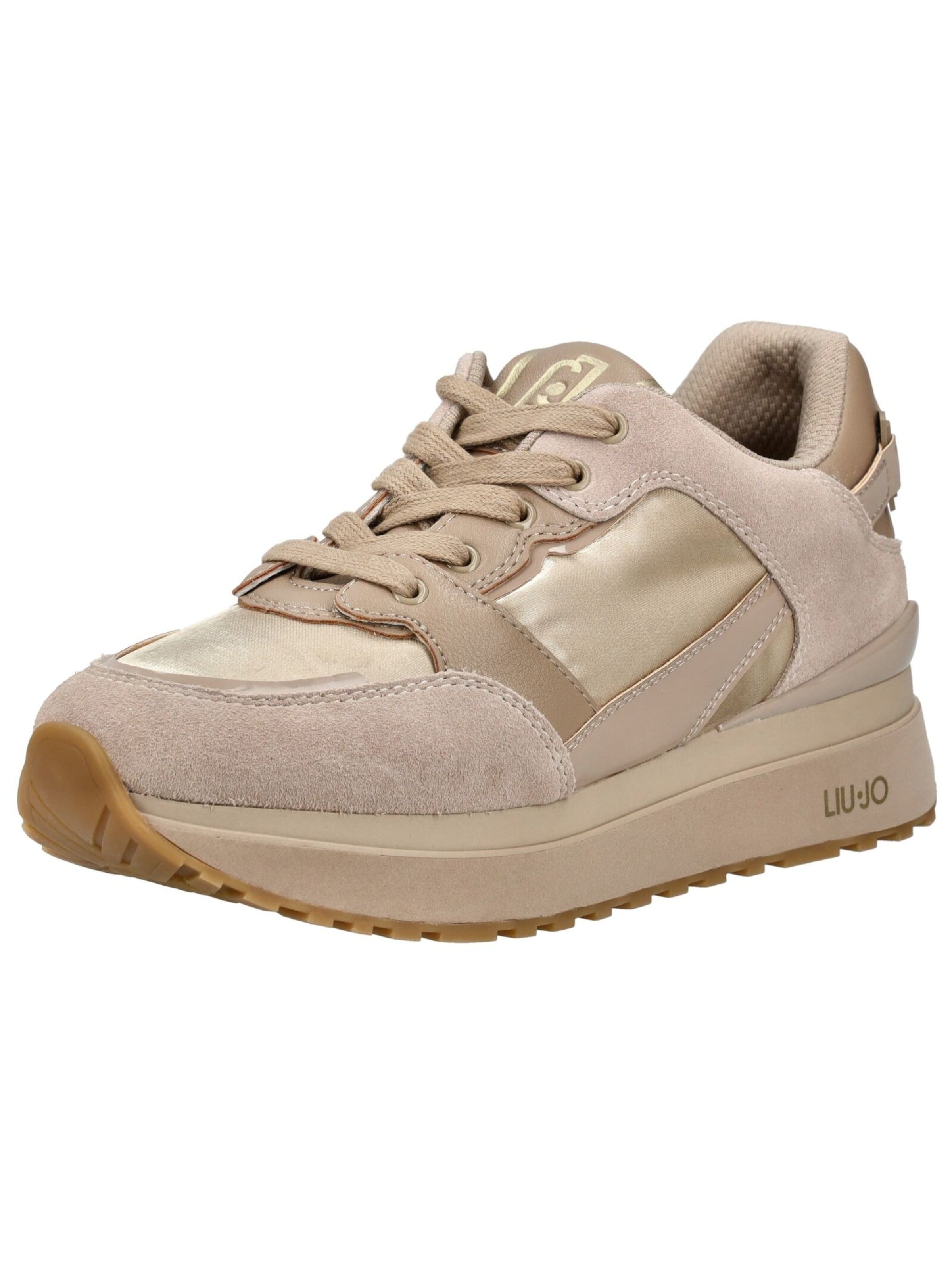 Liu Jo Sneakers laag in Beige: voorkant