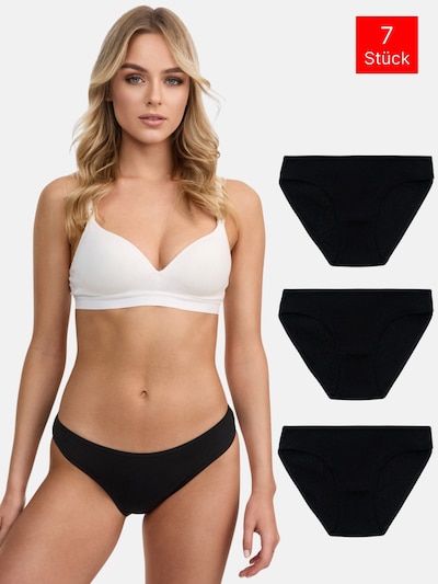 Tazzio Slip '3er-Pack F941' i L i sort, Produktvisning