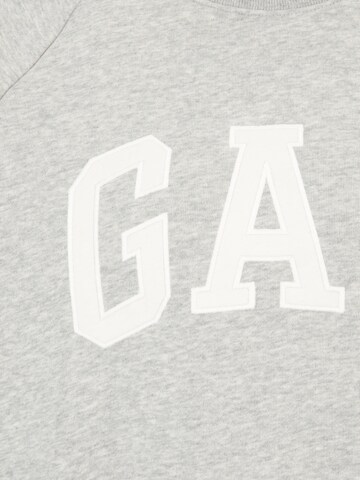 Gap Petite Sweatshirt 'HOLIDAY' in Grey