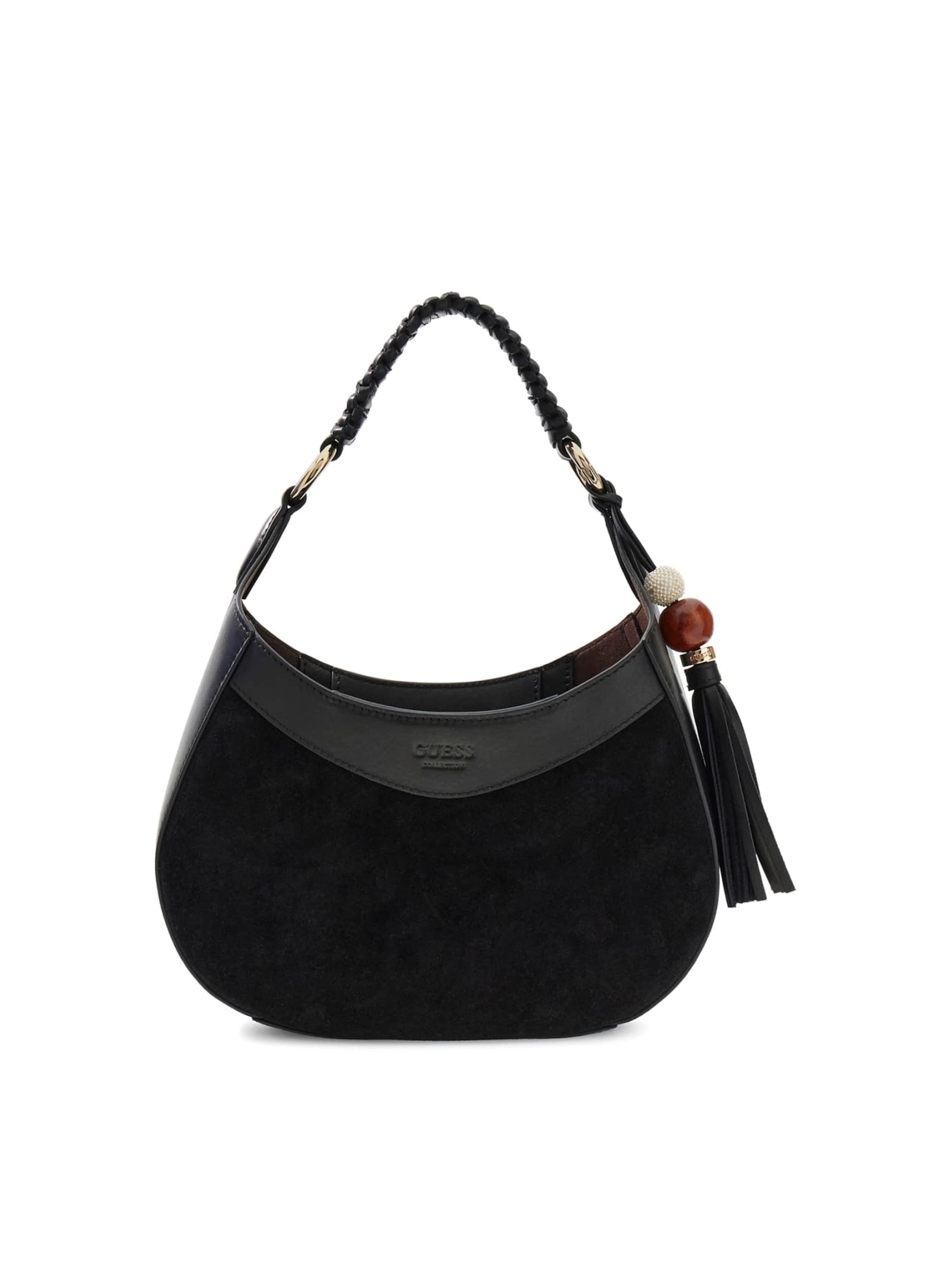GUESS Schultertasche 'Nina' in Schwarz: Vorderseite