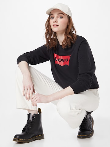 LEVI'S ®Sweater majica 'Graphic Standard Crew' - crna boja
