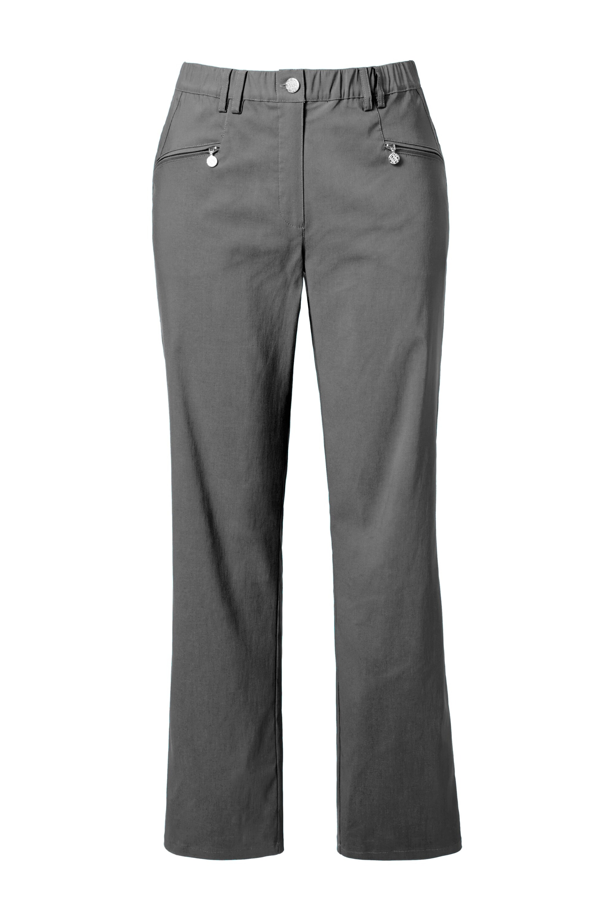 Ulla Popken Broek in Grijs: voorkant