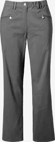 Pantalon Ulla Popken en gris : devant