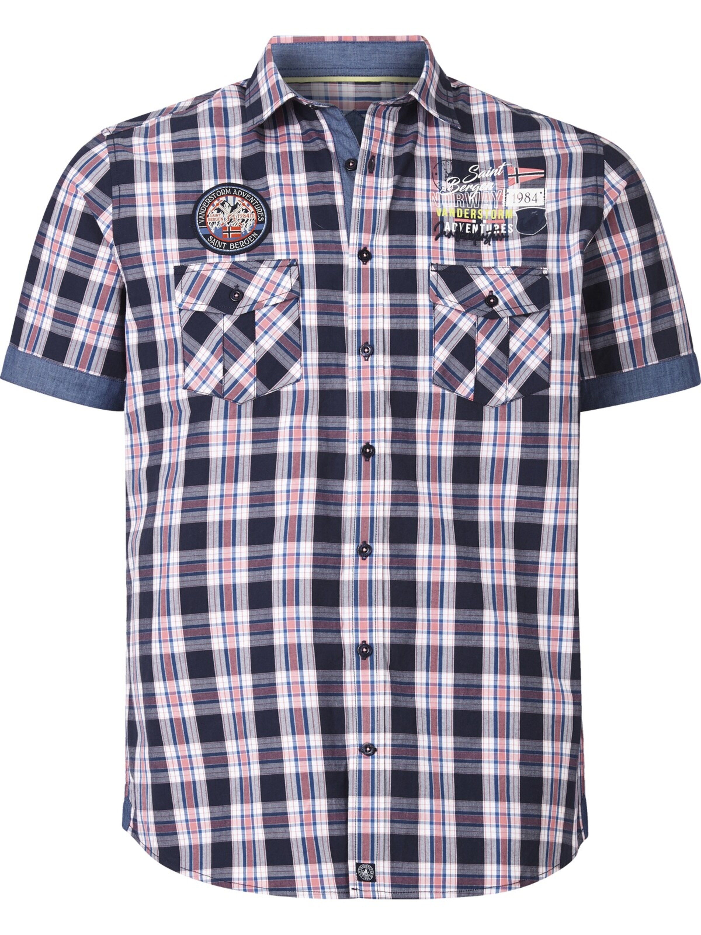 Jan Vanderstorm Comfort Fit Hemd 'Arnelf' in Blau: Vorderseite