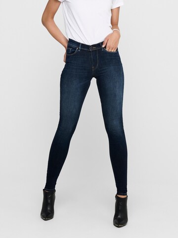 ONLY Skinny Jeans 'Shape' in Blauw: voorkant