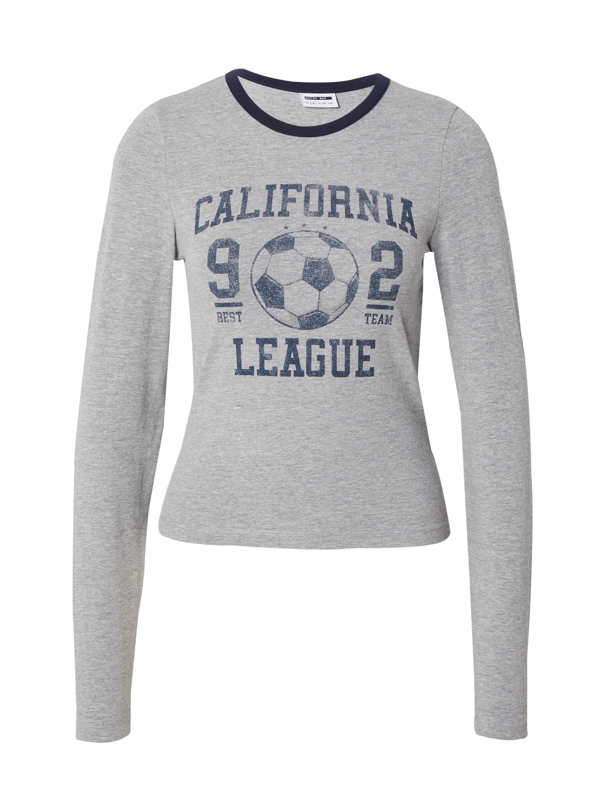 Noisy may Тениска 'NMKATINKA' в сиво: отпред