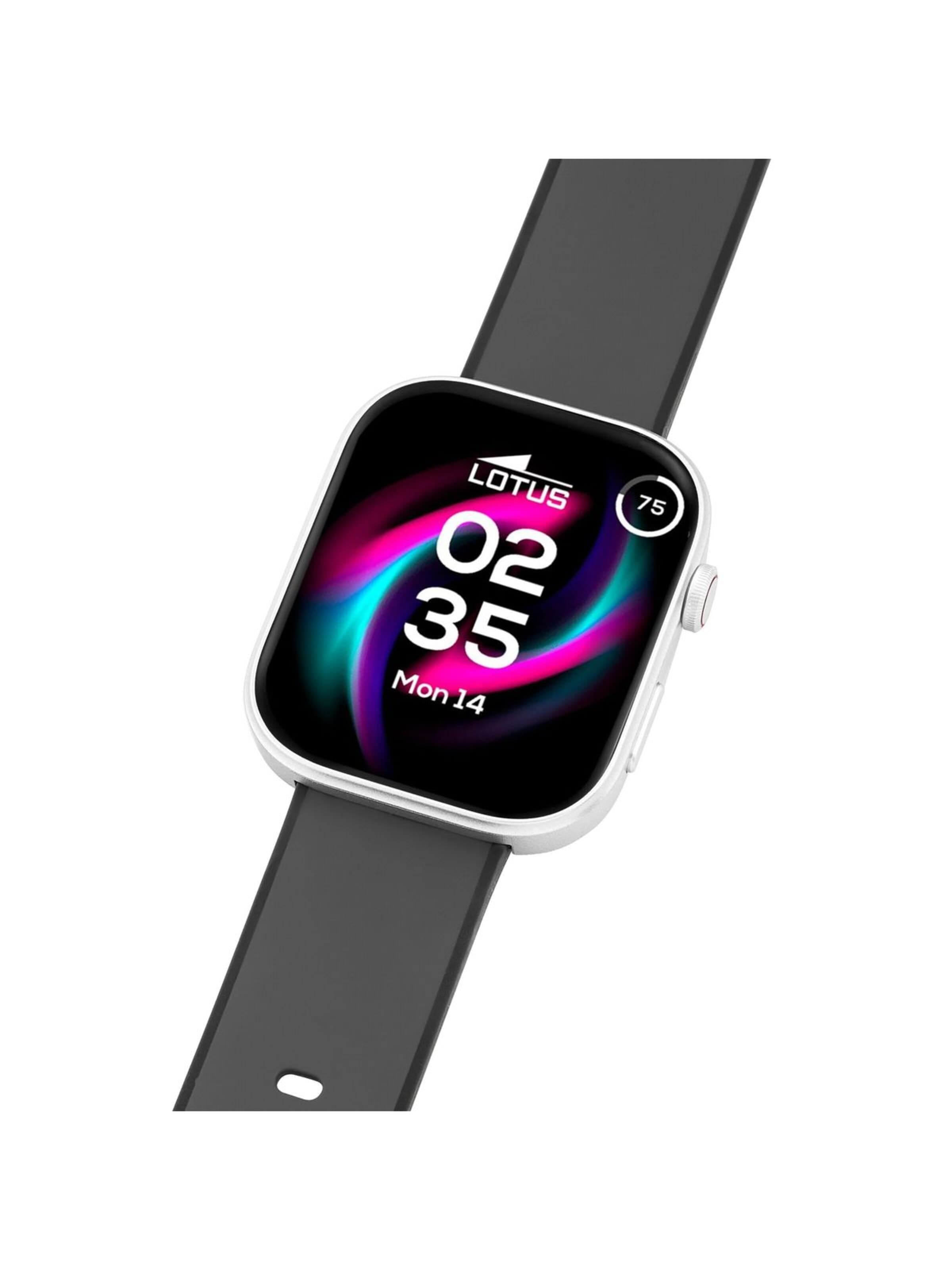 Montre digitale Lotus en noir