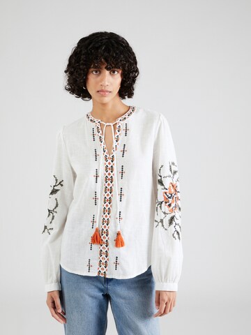 Springfield Blouse in White: front