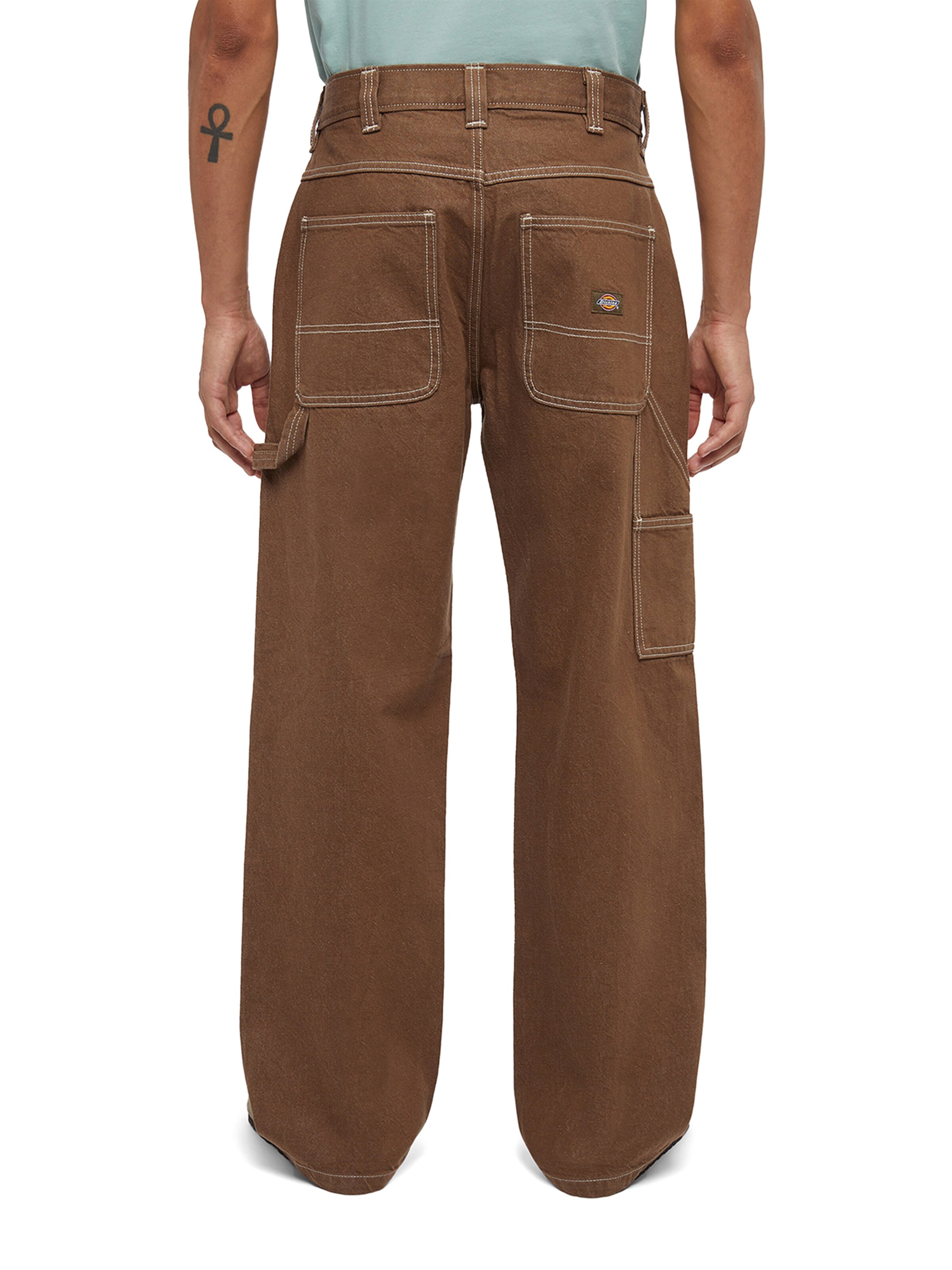 DICKIES Loosefit Cargohose 'STEVENSVILLE CARPENTER' in Braun