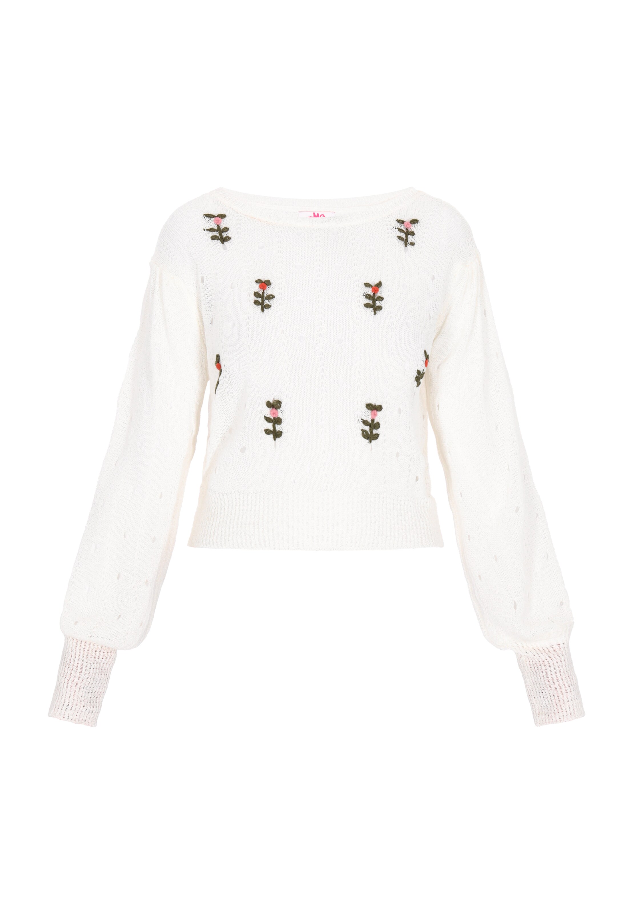 MYMO Sweater in White: front