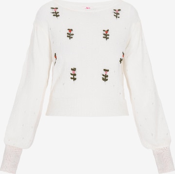 MYMOPulover - bijela boja: prednji dio