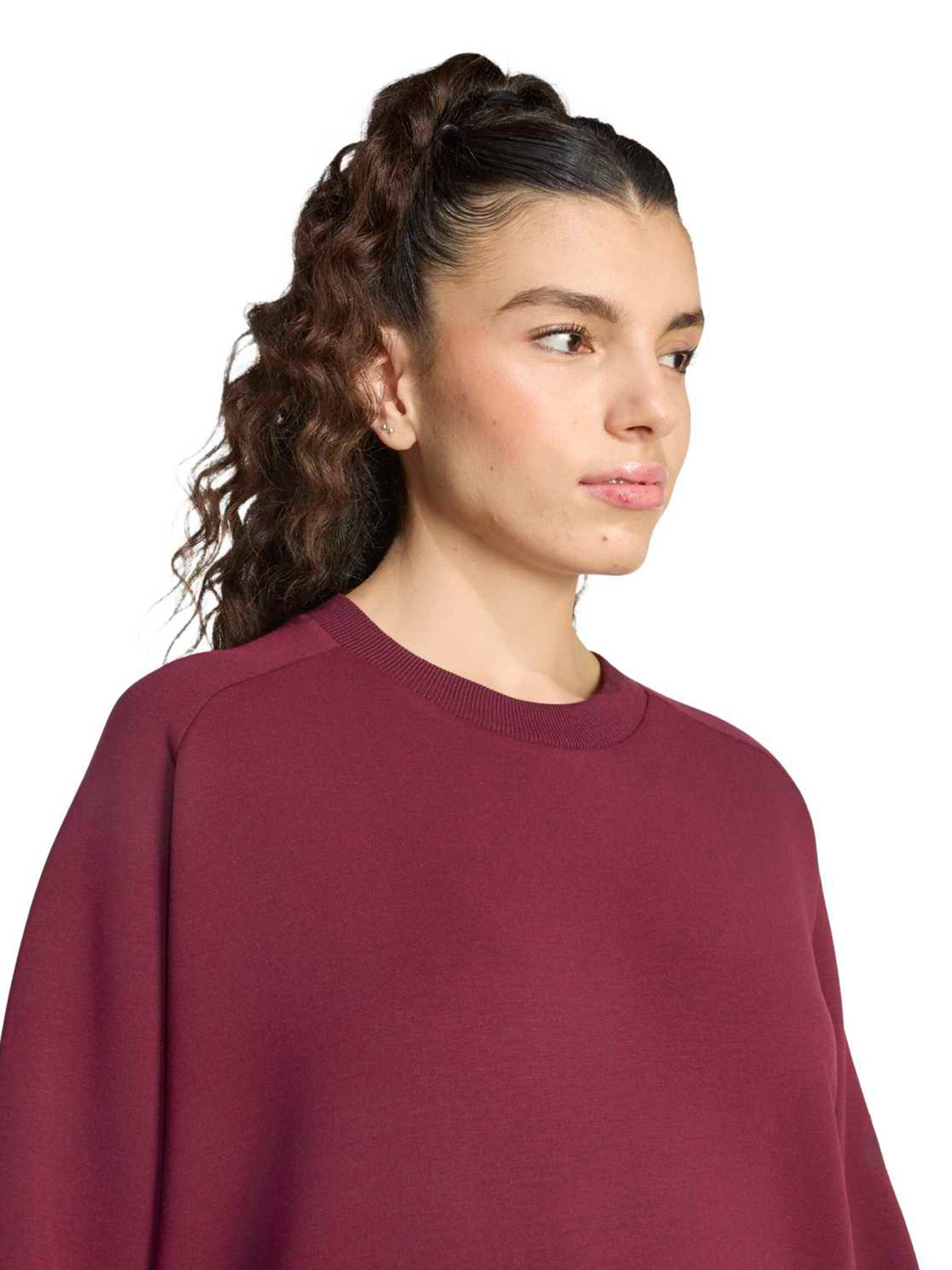 ADIDAS SPORTSWEAR Sportovní mikina 'Soft Lux' – červená