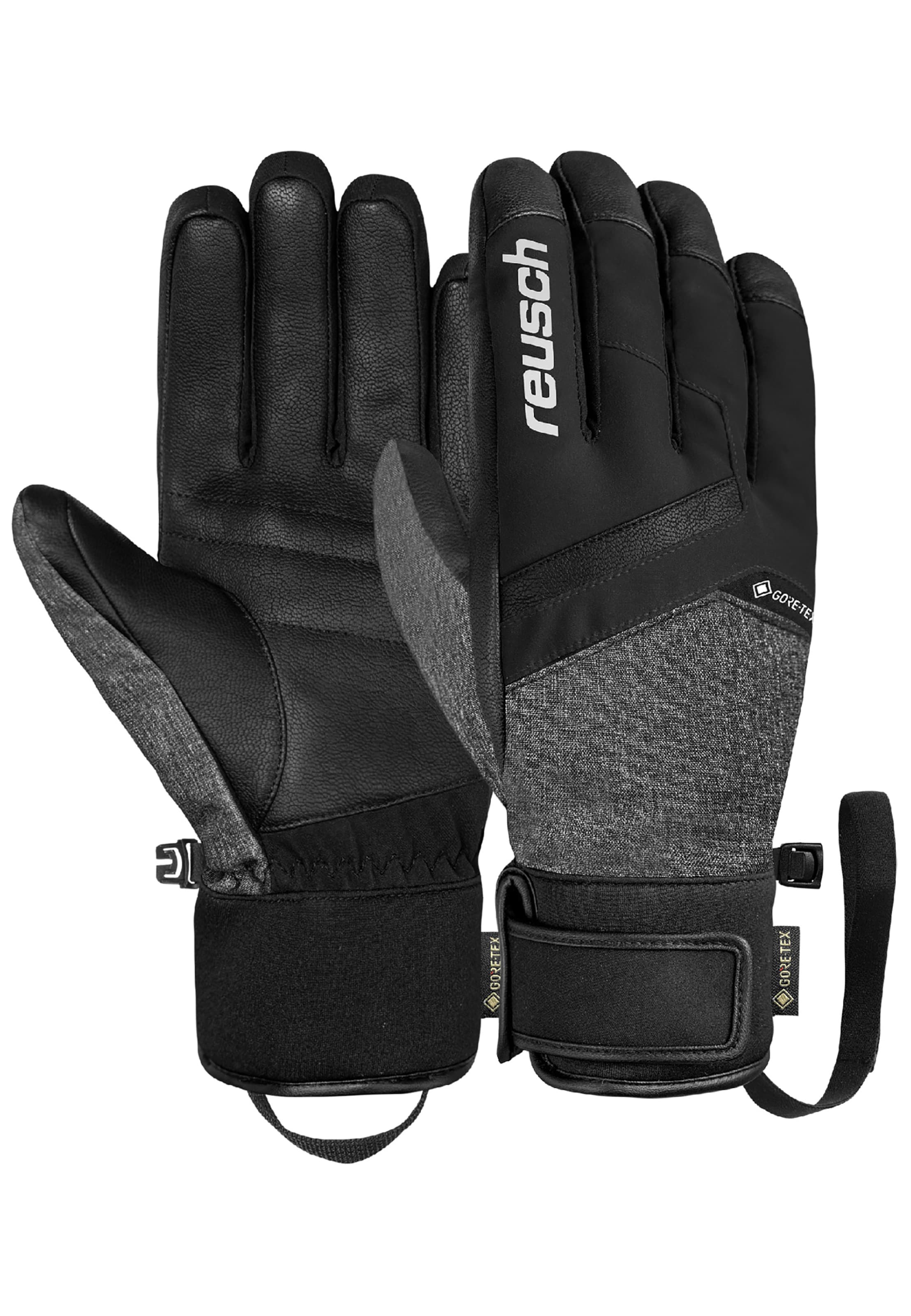 REUSCH Sports gloves 'Booster GORE-TEX' in Grey / Black, Item view
