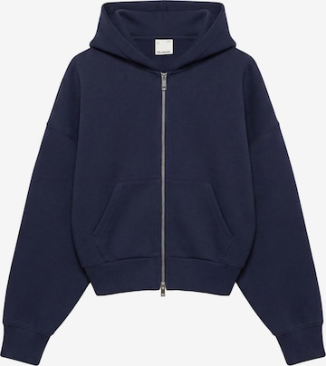 Pull&Bear Mikina – modrá: přední strana