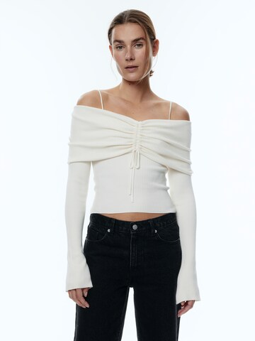Pull-over EDITED en beige : devant