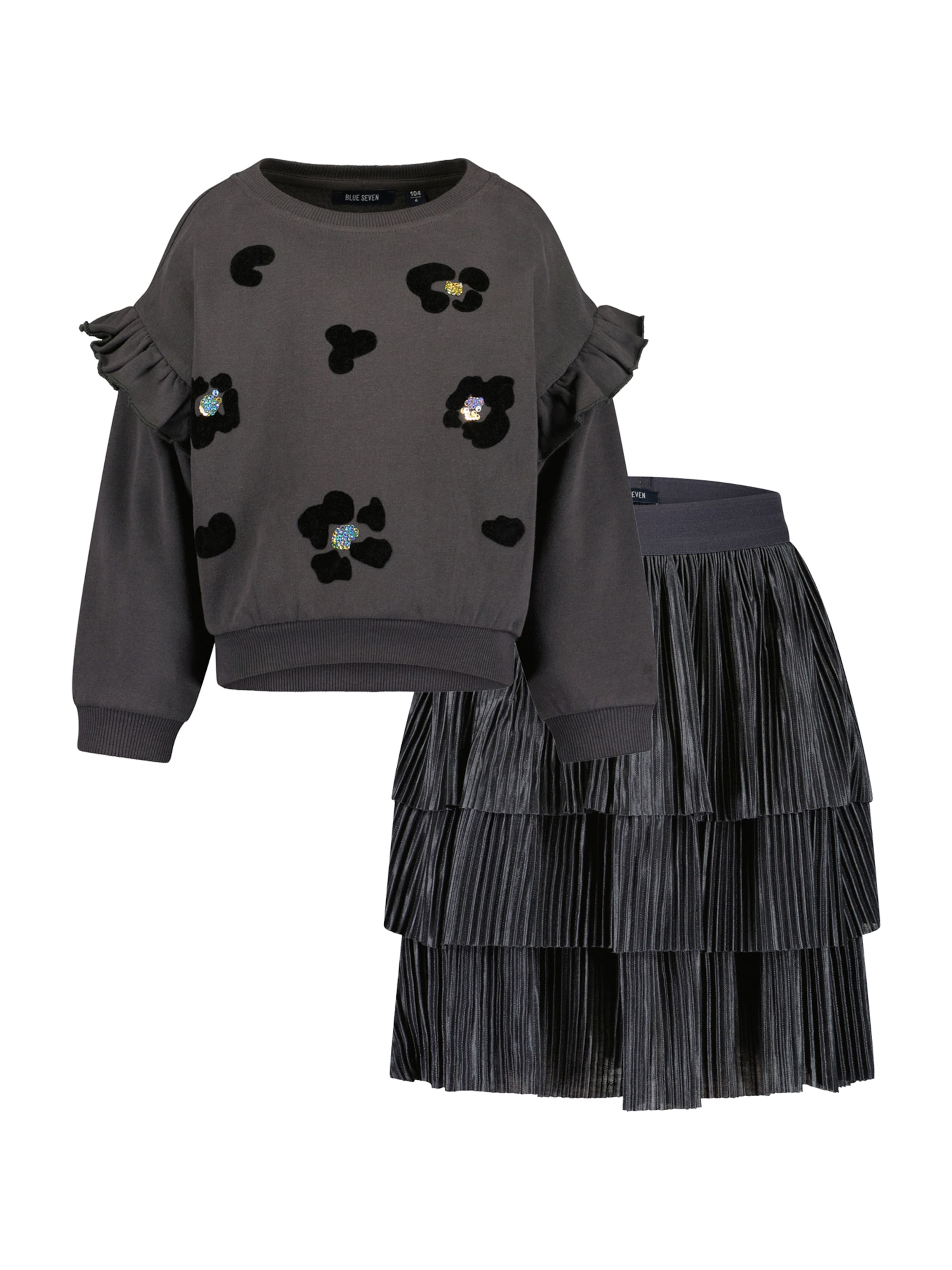 BLUE SEVEN - Conjunto en gris: frente