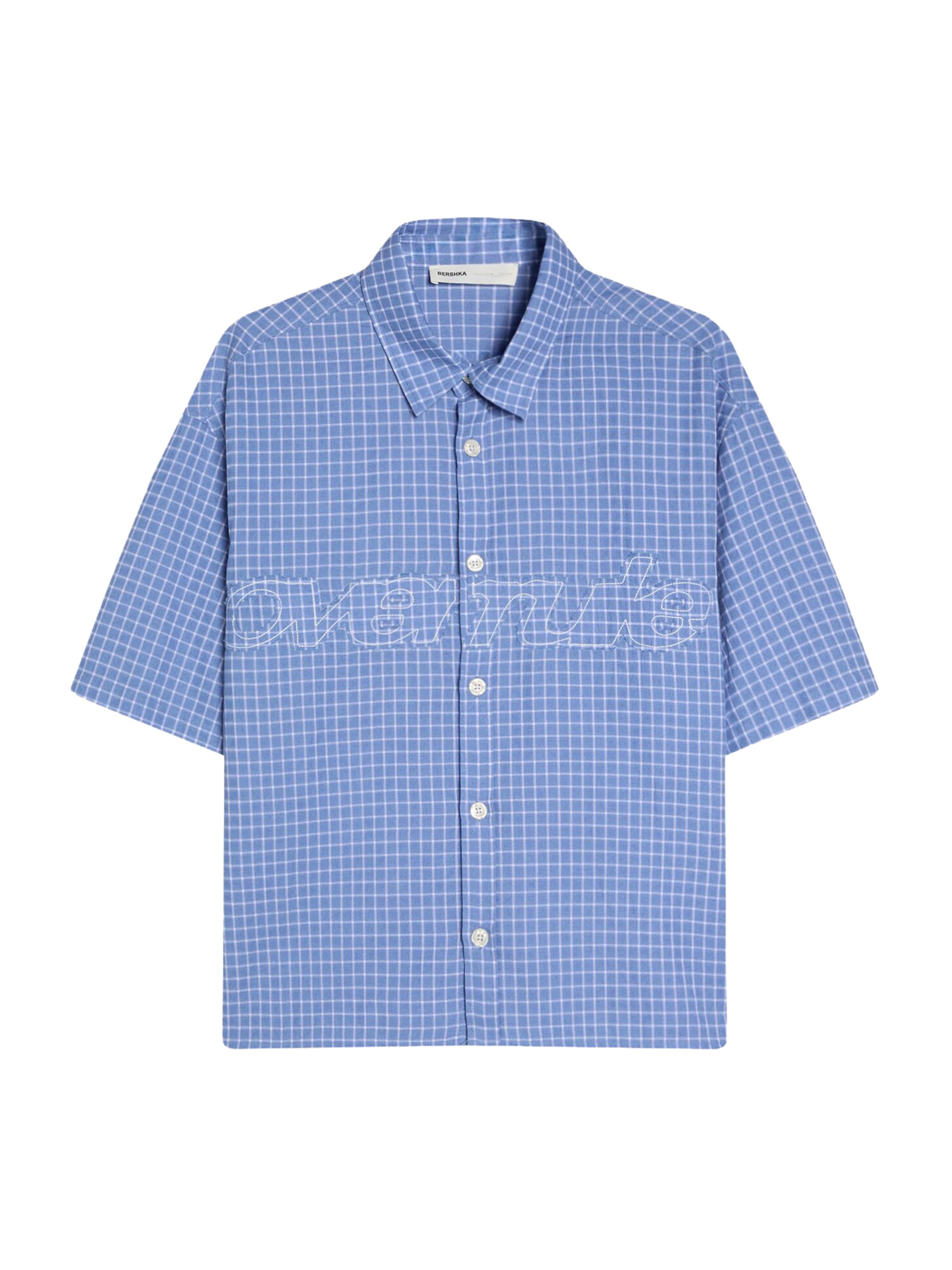 Bershka Comfort fit Koszula w kolorze niebieski: przód