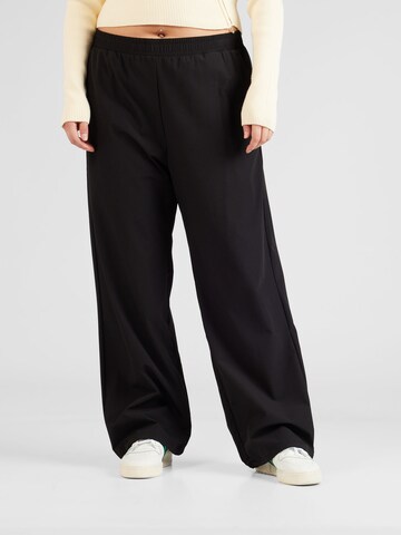 Noisy May Curve Loose fit Pants 'KIRBY' in Black: front