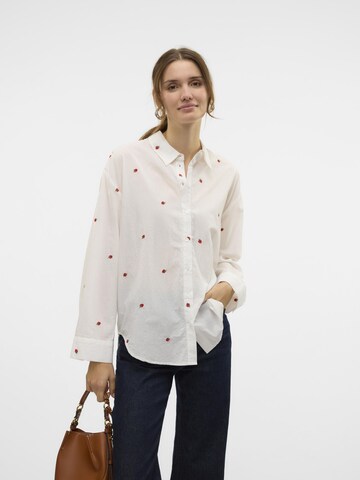 Chemisier 'VMODONA' VERO MODA en blanc : devant