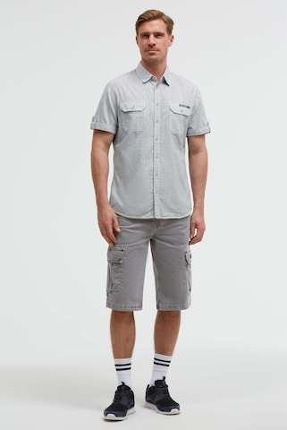 CAMP DAVID Slim fit Button Up Shirt in Blue