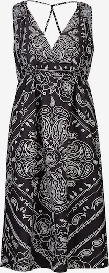 REPLAY Sommerkleid in schwarz / weiß, Produktansicht