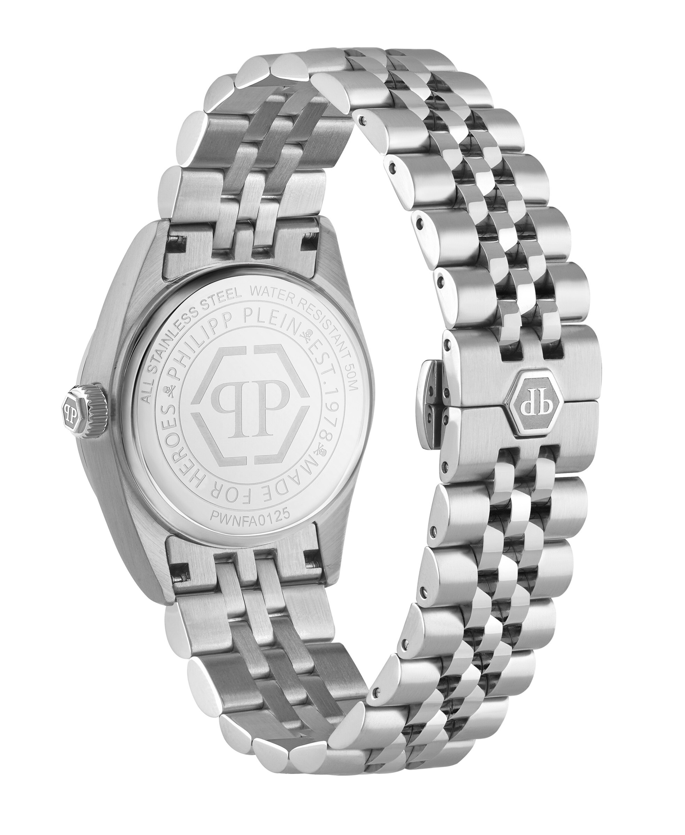 Montre à affichage analogique Philipp Plein Watches en argent