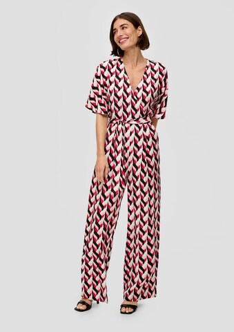 s.Oliver BLACK LABEL Jumpsuit in Zwart: voorkant