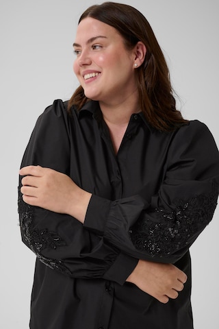 KAFFE CURVE Shirt 'KCnicky' in Black
