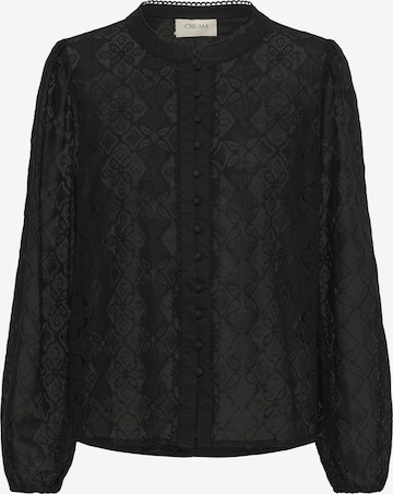 CreamBluza 'CRNatalie' - crna boja: prednji dio