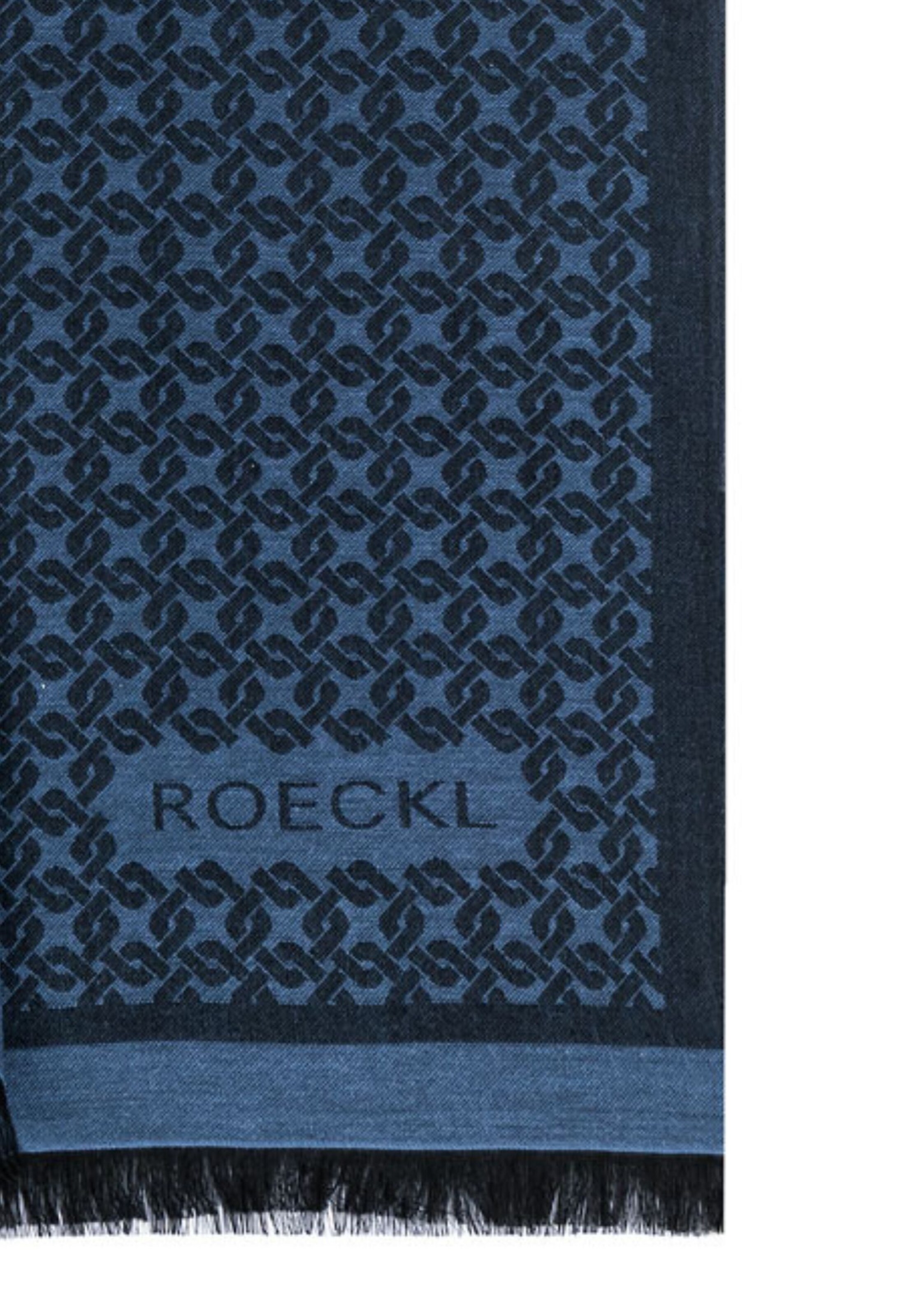 Roeckl Sjaal 'ROPE PATTERN' in Blauw