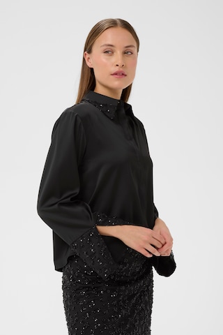 KAREN BY SIMONSEN Bluse i sort: forside