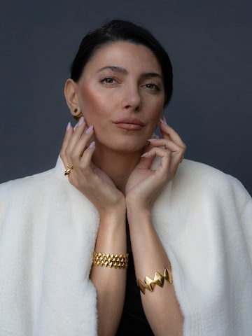 Divé Jewellery Armband 'NEW | Triple Edgy Bracelet, by Rebeca Sá'‌ in Gold