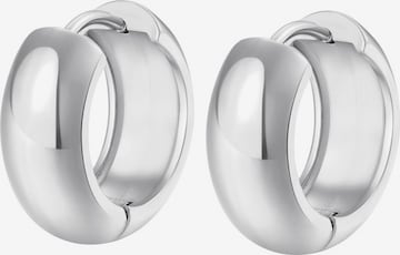 Hey Happiness Ohrringe 'Chunky' in Silber: Vorderseite