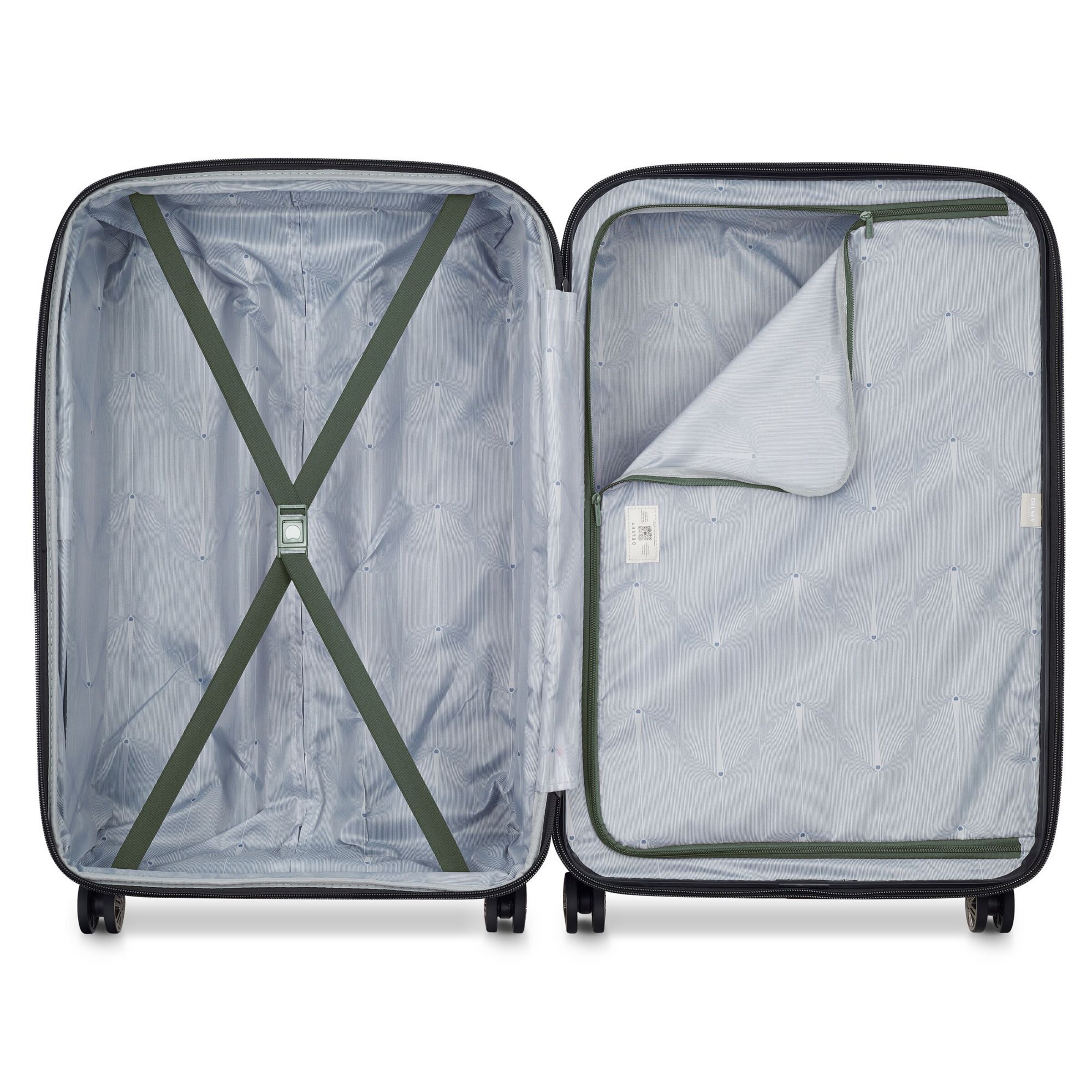 Delsey Paris Trolley 'Meteor' in Groen