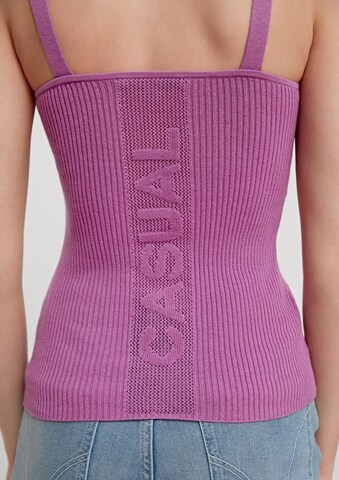 comma casual identity Knitted Top in Pink
