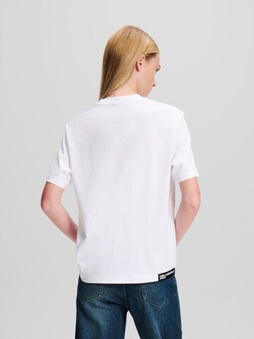 KARL LAGERFELD JEANS Paita värissä valkoinen
