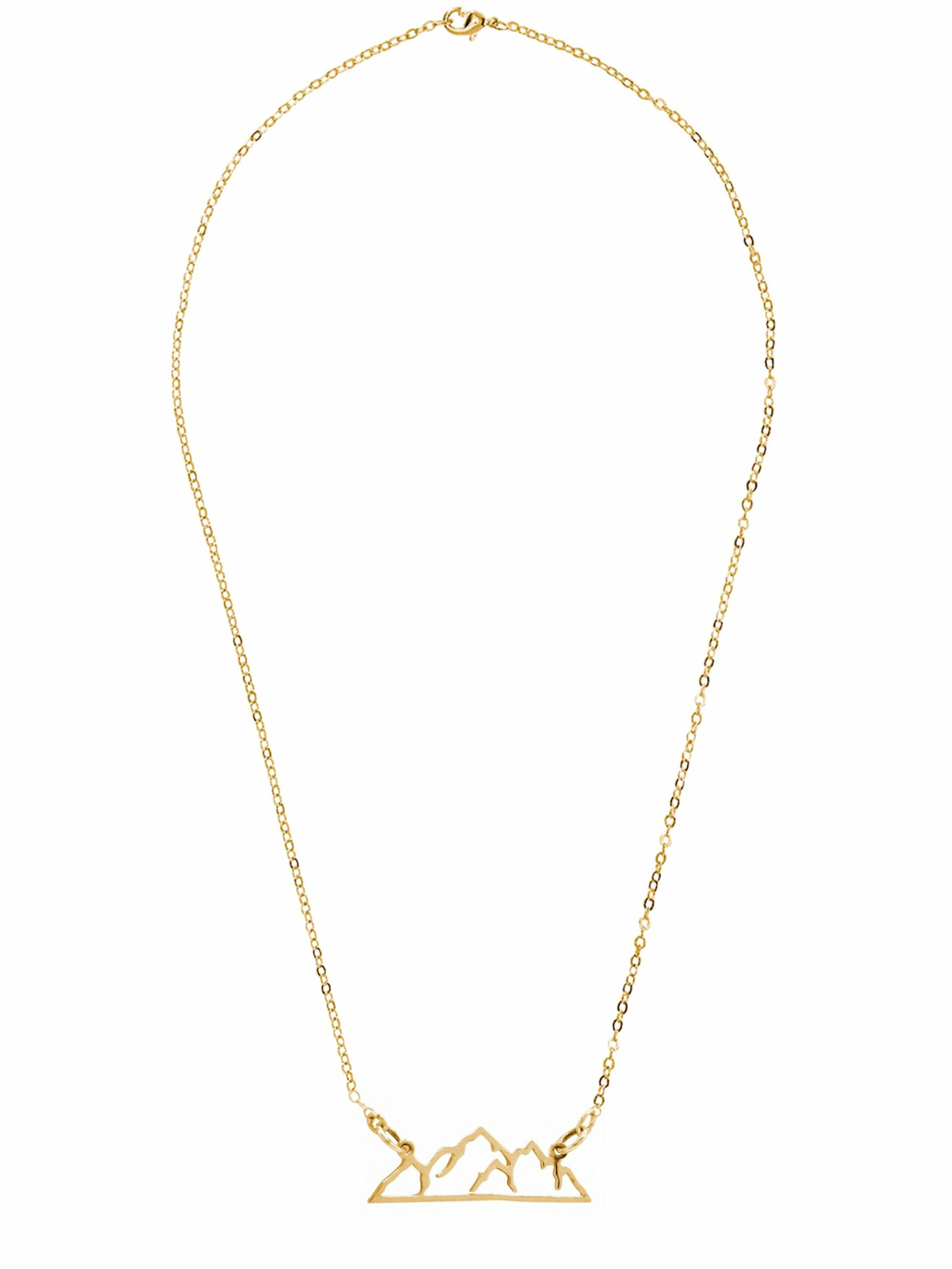 Gemshine Kette in Gold: Vorderseite
