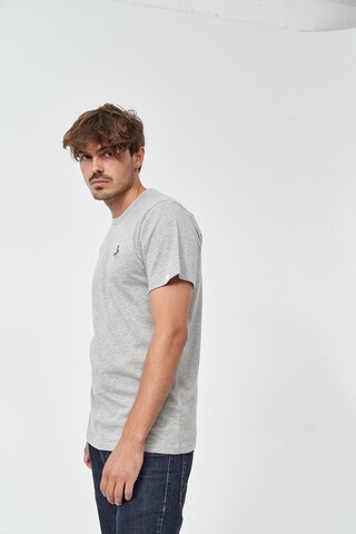 Mikon T-shirt 'Anker' i grå