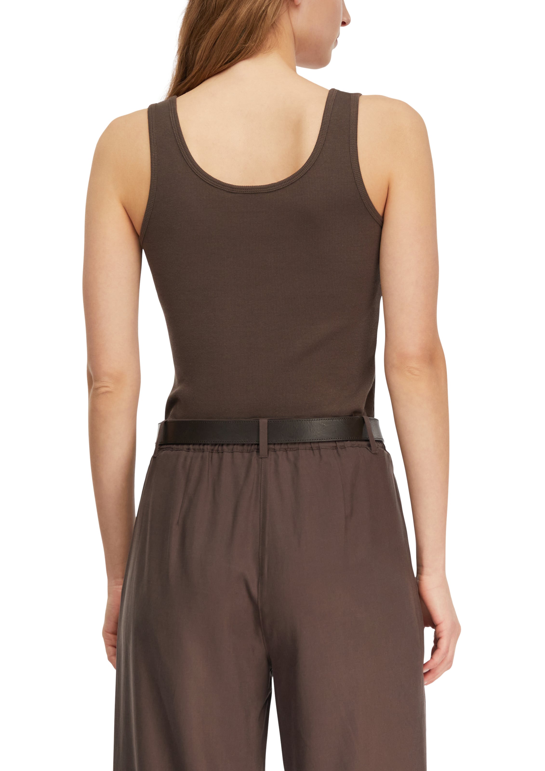 COMMA T-Shirt in Braun