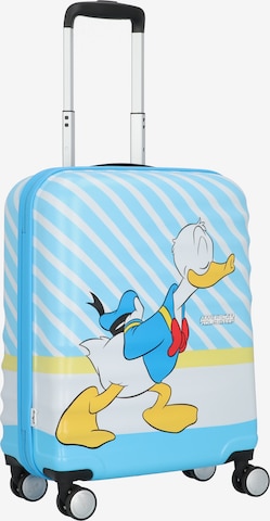 American Tourister Trolley in Blauw