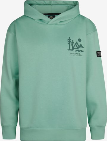 Petrol Industries Sweatshirt in Groen: voorkant