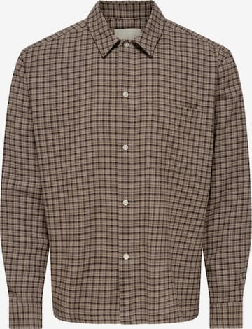 Camicia 'ONSHale' di Only & Sons in marrone: frontale