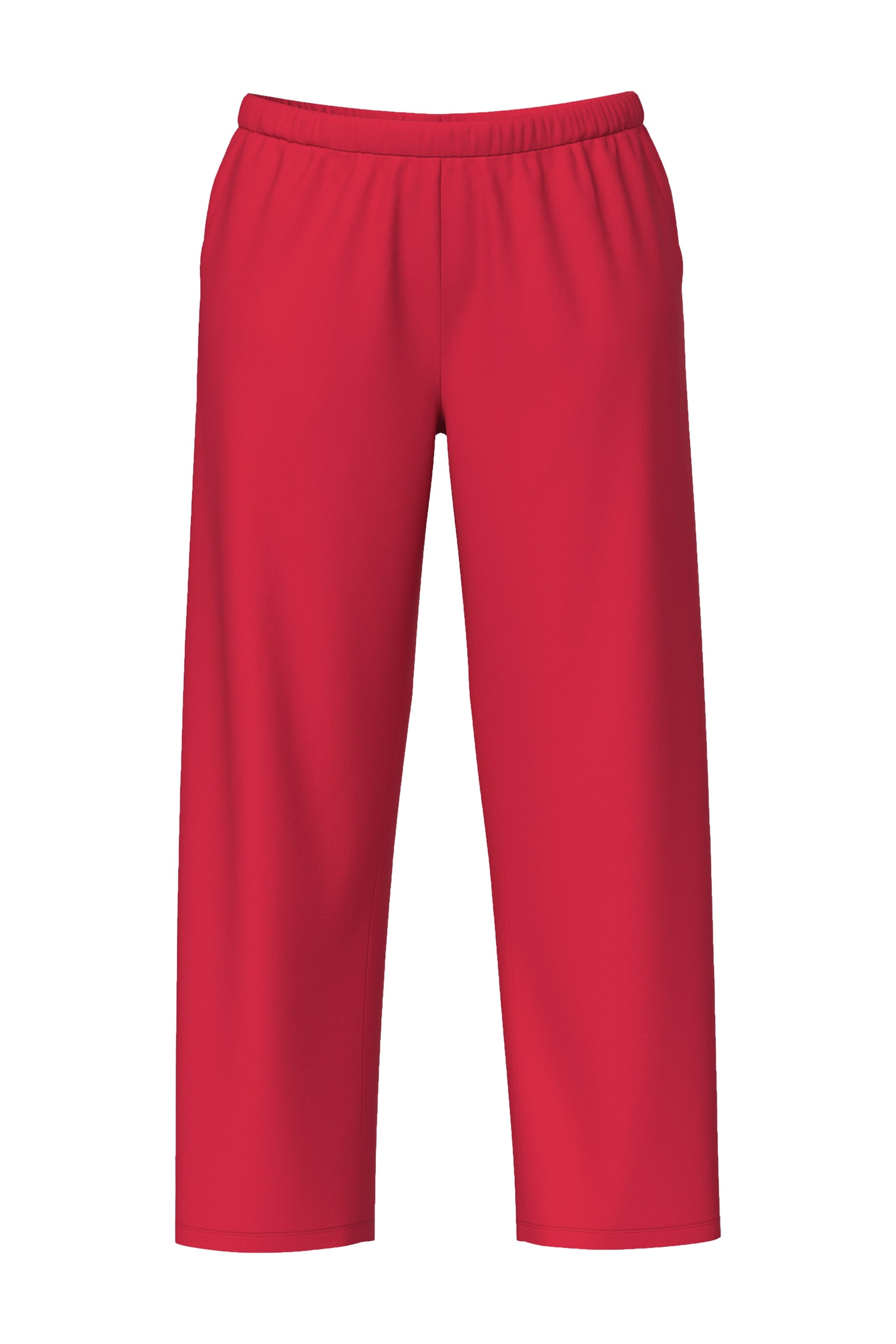 Ulla Popken Pajama pants in Red: front