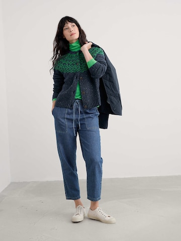 Seasalt Cornwall Gebreid vest 'Port Kinnis' in Blauw