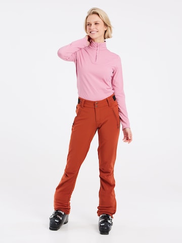 PROTEST Slim fit Workout Pants 'LOLE' in Red