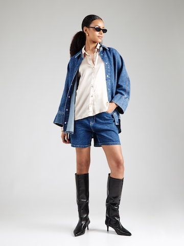 NÜMPH - Blusa 'NUSINAN' em cinzento
