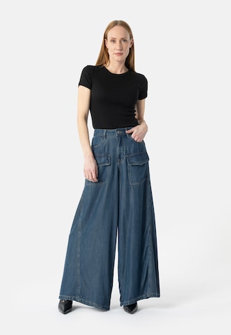 Wide Leg Jean 'Tris' Elias Rumelis en bleu