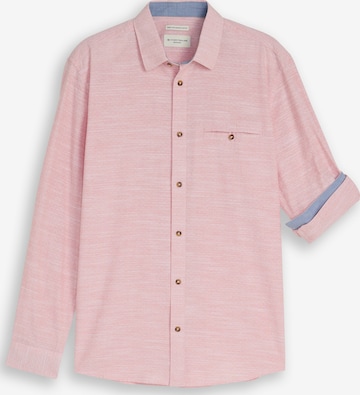 TOM TAILOR Košeľa - Červená: predná strana